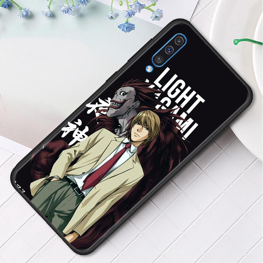 Anime Death Note Ryuk and Yagami Light For Samsung A50 A30 A30s A20s A20e A20 A10 M51 M31 M31s M30s M62 M52 M22 M12 M11 M21 Case