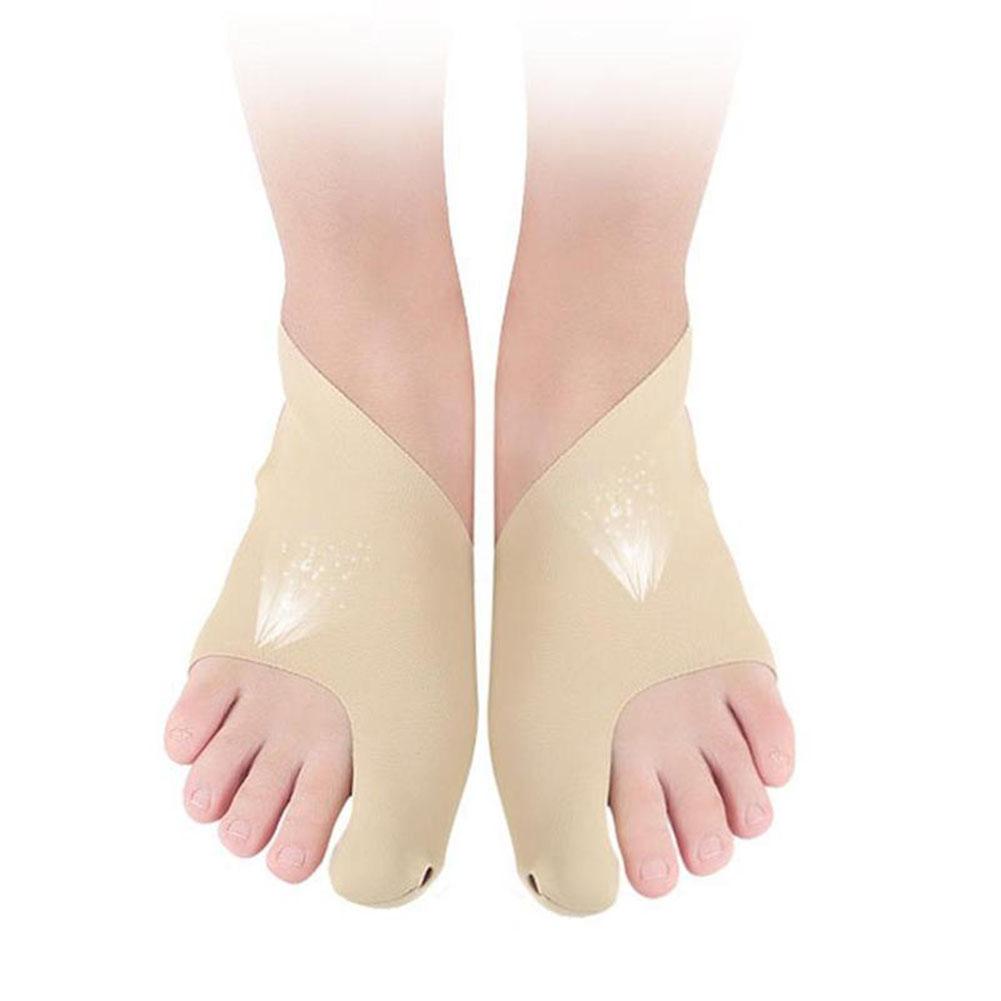 1 pár Pomůcka pro úlevu od bolesti kladívkových prstů Oddělovač korektor narovnávač bandáž Hallux Valgus Ortéza