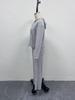 2026 European & American Women's Casual Knit Stripe Hoodie Set