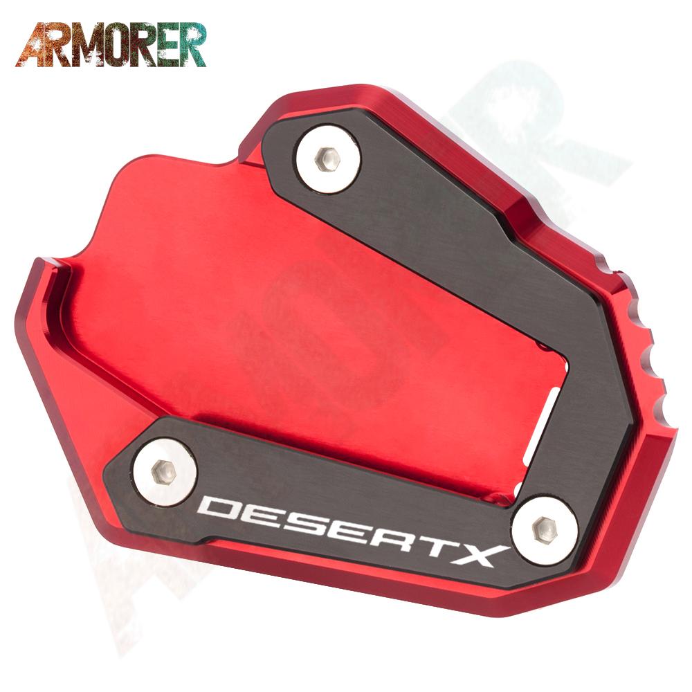 Motorcycle Accessories For Ducati Desert X DesertX  Desert-X 2022 2023 Kickstand Extension Plate Foot Side Stand Enlarge