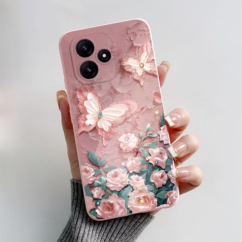 Case For Xiaomi Redmi 12 5G Case Popular Butterfly Soft Silicone Back Phone Case For Redmi 12 5G Cover For Redmi 12 5G 6.79 inch