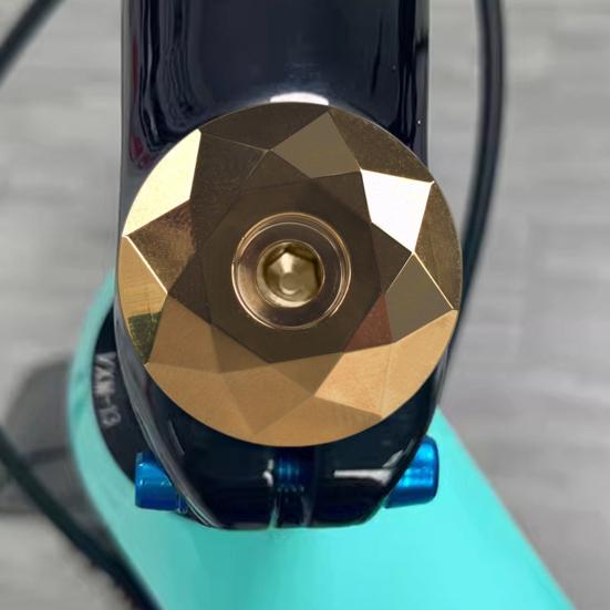 31.8MM Bicycle Headset Top Cap with Bolt CNC Aluminum Alloy MTB Mountain Road Bike Front Fork Stem Top Cover Bike Accessories