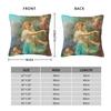 Hans Zatzka Allegory Of Spring With Cupid Square Pillowcase Polyester Linen Velvet Printed Decorative Pillow Home Cushion Case