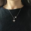 Silver Necklace with Cubic Zirconia, Item Weight 4.24 G (2209195)