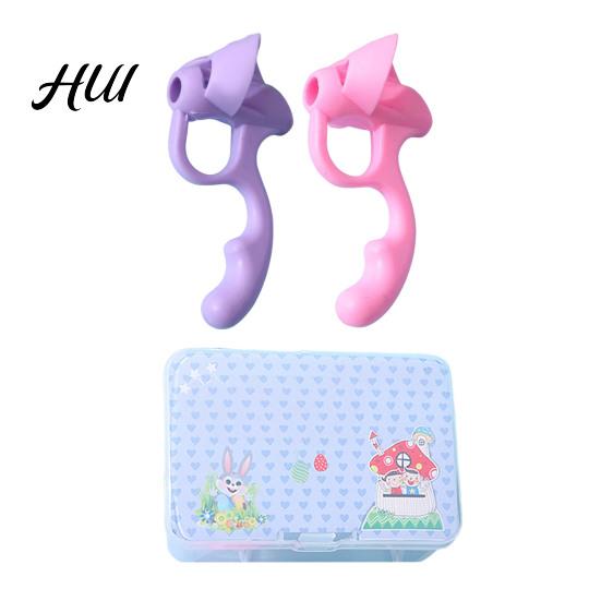 Writing Aid for Kids Pencil Grips Ergonomic Correct Tripod Handwritin Grasp Soft TPR Silicone Finger Grippers Kindergarten Beginners Position