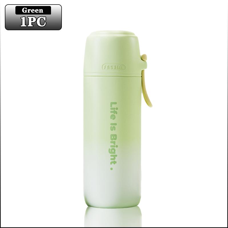 Gradient Stainless Steel Insulated Water Bottle 316 Travel Mug with Handle Portable Sports Cup Holiday Christmas Halloween Gift