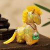 Chinese Style Fabric Horse Keychain Pendant for Students - Good Luck Charm for Exams