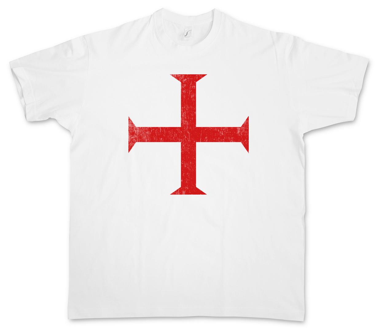 

TEMPLAR CROSS II T-Shirt Mens Womens Tees Top Templi Ordo Red Knights Knight S