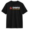 Men Shinra Electric Power Company T Shirts Cotton Tees Summer Classic Short Sleeves T Shirt Ro
