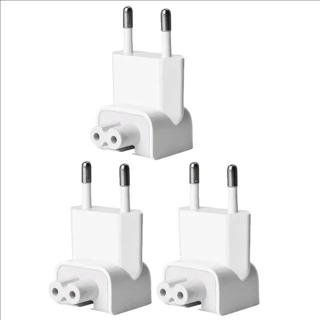 5/1PCS EU Plug Converter Travel Charger Adapter Wall Outlet Connector Duck Head for MacBook Mac Pro MagSafe iPad Tablet Charge