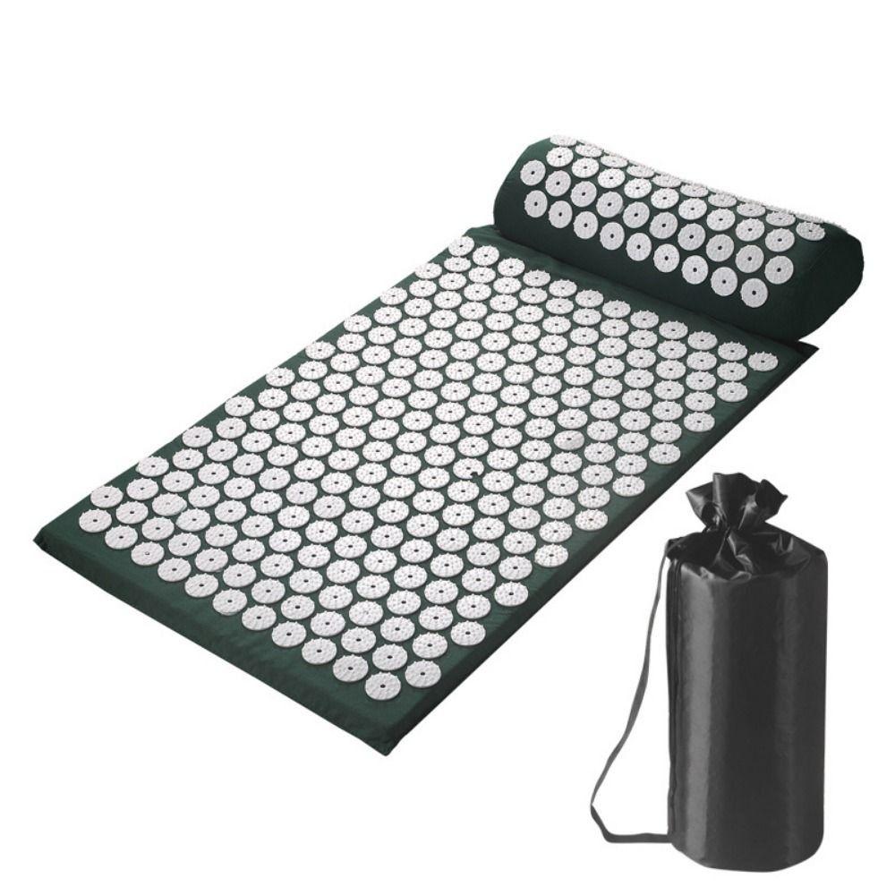 

Non-Slip Yoga Acupressure Mat Cloth Storage Bag Acupressure Yoga Mat Pilates синий