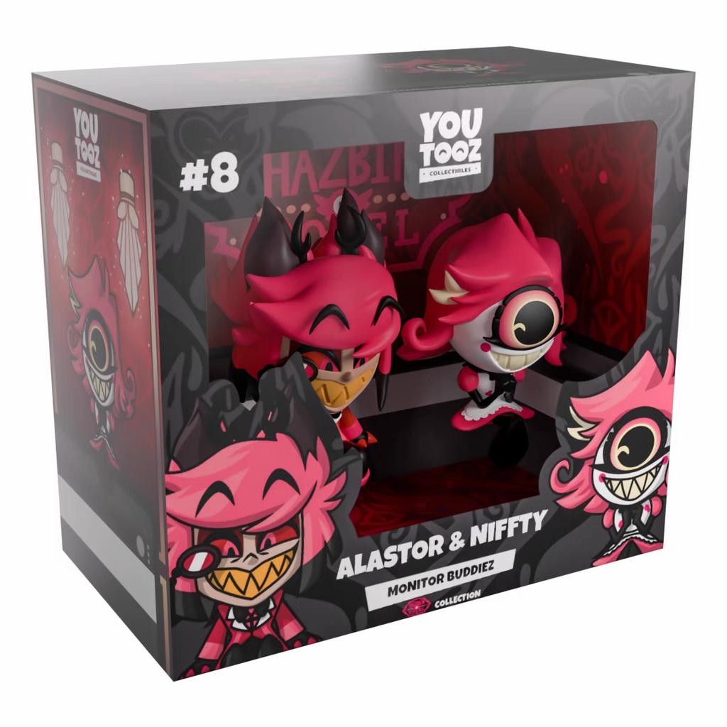 Hot Latest 13.4cm Pvc Youtooz Hazbin Hotel Alastor Activity Action Figure Collectible Model Ornaments Garage Package Doll Playthings Present