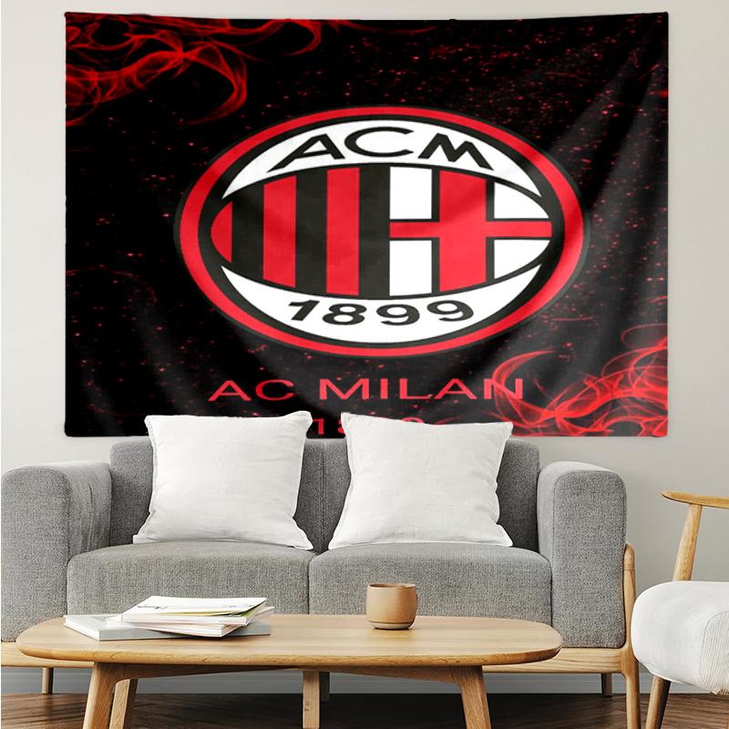 Ac Milan Tapestry Hanging for Bedroom,Livingroom, Playroom,Decor Art Room Wall Tapestry Holiday and Birthday Gifts
