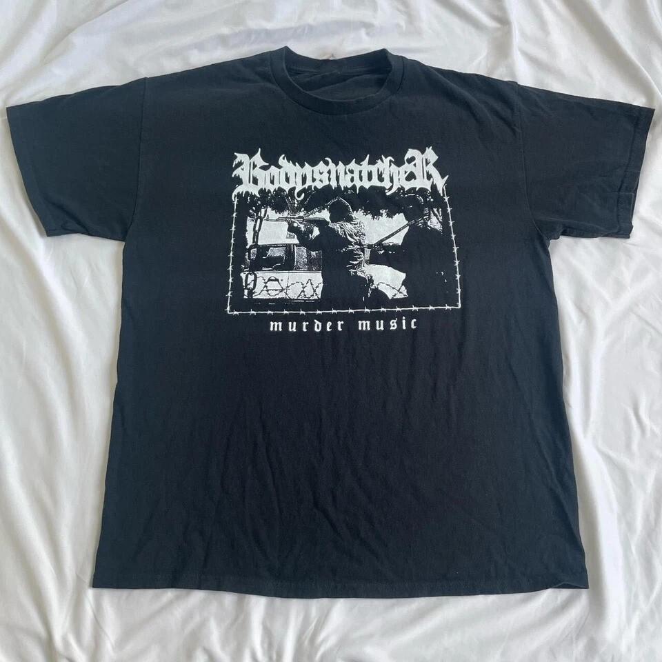 

Мужская футболка с принтом альбома группы Bodysnatcher, все размеры, черная, хлопковая, унисекс XL