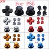 JCD 1set PS5 Metal Aluminum Buttons Thumbsticks Analog Grip & Action Bullet Buttons & Direction D-pad Keys For PS5 Controller