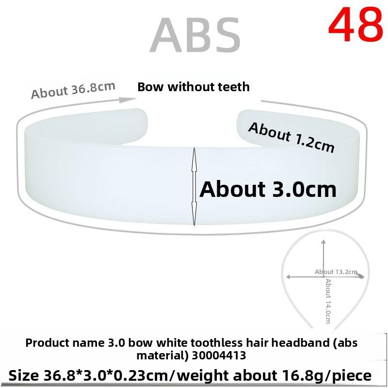 Smooth Rough Hair Band Base PlateToothless Gray-white Rough Hair Band Long Hair Accessory