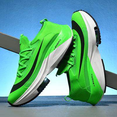 Autumn Large Size Outdoor Sports Running Shoes Men's Sports Mesh Breathable Lightweight Fashion Low-top Air Cushion Shoes