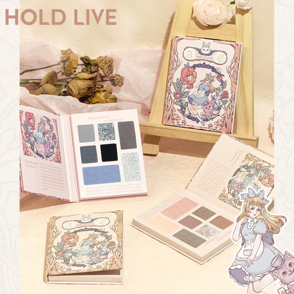 HOLD LIVE Midsummer Garden Eyeshadow Palette Wonderland Eyeshadow 12.9g - #403 Knight Meow