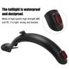 With Hook Electric Scooter Rear Mudguard Lightweight Waterproof Rear Mugguard With Taillight for Xiaomi M365