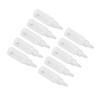 10Pcs Pigment Dispensing Bottle 60ml Durable Plastic Roll Ball Widely Used Hair Oil Bottle for Oil Pigment Solvent