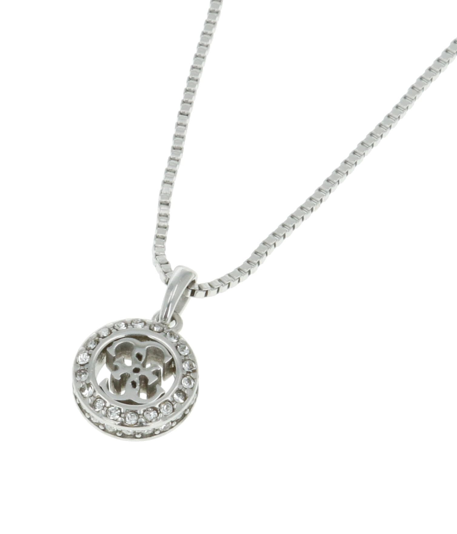 

4G CRUSH Necklace JUBN04162JWRH Brass with drawstring [Guess] Women s [item] серебряный