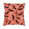 Vampire Bat Throw Pillow Case Home Decoration Halloween Goth Occult Witch Nordic Cushion Cover Car Double Sided Print Pillowcase