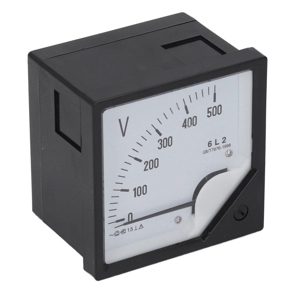 Analog Voltmeter AC 0‑500V Pointer Volt Meter Panel Needle Voltage Gauge for Equipment