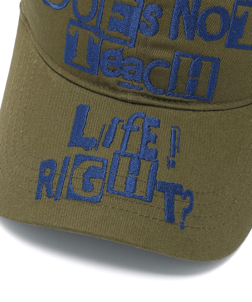 ISTKUNST Does Not Teach Cap_Khaki(Ik2Fsmab20A)