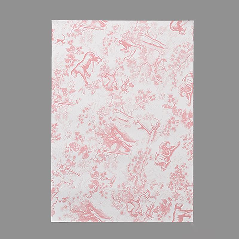 

58*42Cm/10Pcs European Style Retro Printing Thickened Flower Bouquet Packaging Materials Flower Shop Floral Art Floral Packaging