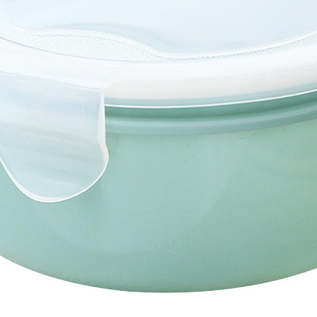 Fridge Food Storage Container with Lids Multifunction Stackable Round Airtight Kitchen Storage