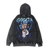 Naruto Vintage Oversized Hooded Jacket - Japanese Anime Style (Autumn/Winter)