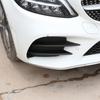 For Mercedes Benz C Class W205 2019-2026ABS Car Styling Front Fog Light Decoration Strips Air Intake Grille Cover Trim Accessory
