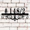 Metal Address Sign House Number Plaque Wall Mount Hot Sale Durable Drilled