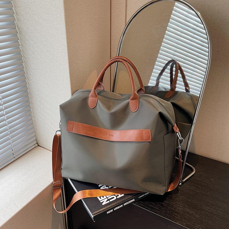 Nylon cloth bag women's large-capacity new summer versatile simple messenger bag portable class tote bag