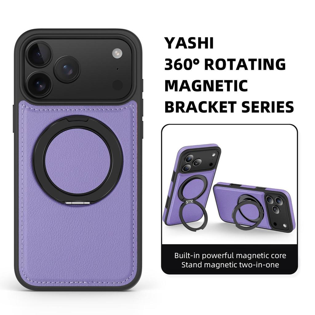 Etui na iPhone 17 Pro Max: Yashi Obrotowy Magnetyczny Stojak 360° i Etui Ochronne na iPhone'a 16