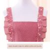 New Flower Kitchen Apron Breathable Cotton Cooking Smock Wear-resistant Korean Style Chef Apron for Women Girl