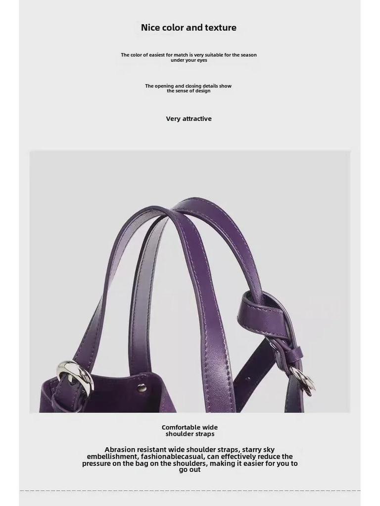 2024 Women's Genuine Leather Large Capacity Commuting Tote Bag