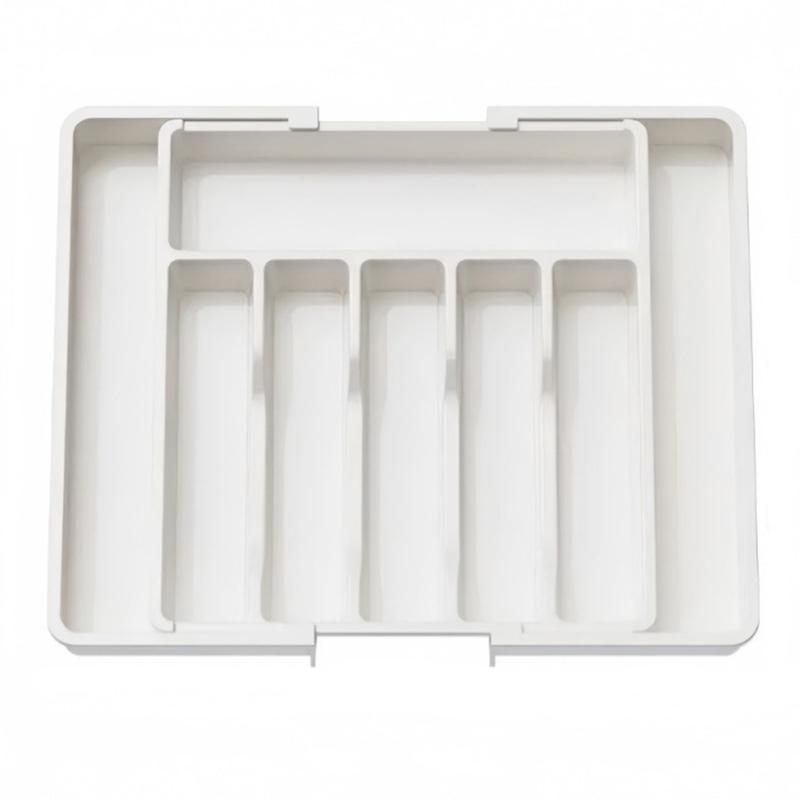 Cutlery Organizer Adjustable Cutlery Storage Tray Expandable Spoon Fork Divider Drawer Organizer