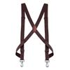 Britischer Stil Leder Hosenträger Retro Hosenträger Clip Einfache Hosenträger für Herren Business