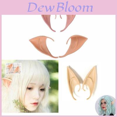 Encantadoras 2 Pares Orejas de Elfo Goma Látex Prótesis Para Aventuras Mágicas de Cosplay