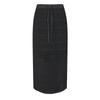 Less 2025 Autumn Casual Straight Long Skirt