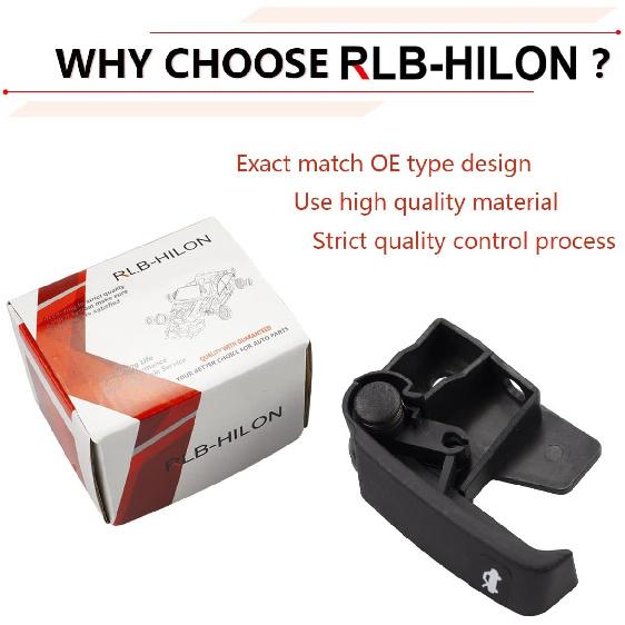 RLB-HILON Hood Release Handle Compatible With Chevy Silverado 1500 2500 3500 Suburban Tahoe GMC Sierra Yukon, For 15741109, Hood Latch Release Handle
