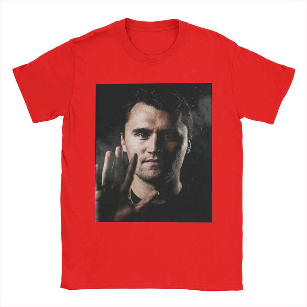 Unisexs Womens Charlie Kirk Shirt Cotton Print Tee Shirts Clothing Outfits