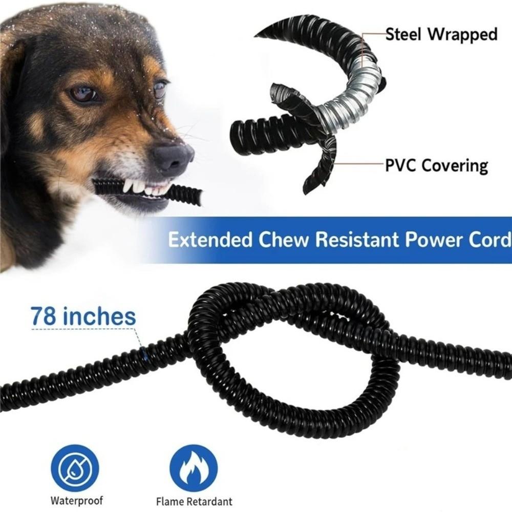 3.7L Large Automatic Heating Water Bowl Automatic Heating Insulated Design Automatic Water Drinking Bowl