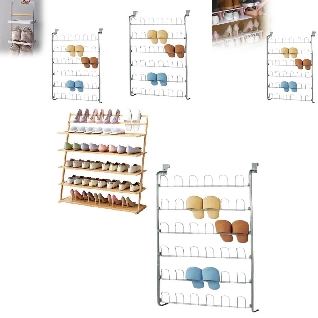 Multilayer Metal Shoe Cabinet For Indoor Storage And Space Optimization In Living Spaces