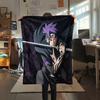 Naruto Characters pattern Flannel Blanket, High quality Comfortable for All Seasons, Home Decor, Warmth and Comfort, Perfect for Gifts.