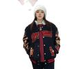 Stylish Patchwork Leather Baseball Jacket for Men - European & American Fashion