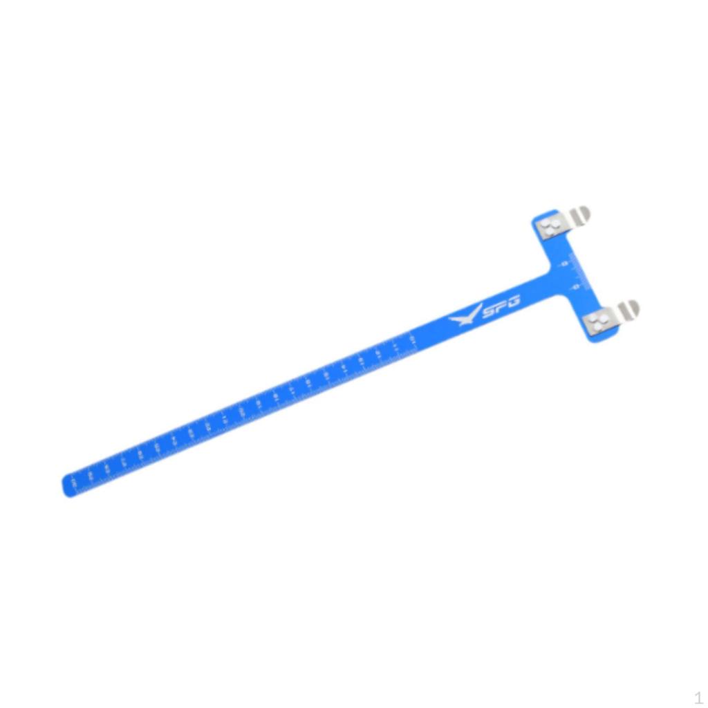 Archery T Shape Bow Square Ruler Portable Adjustable Recurve Tuning Tool