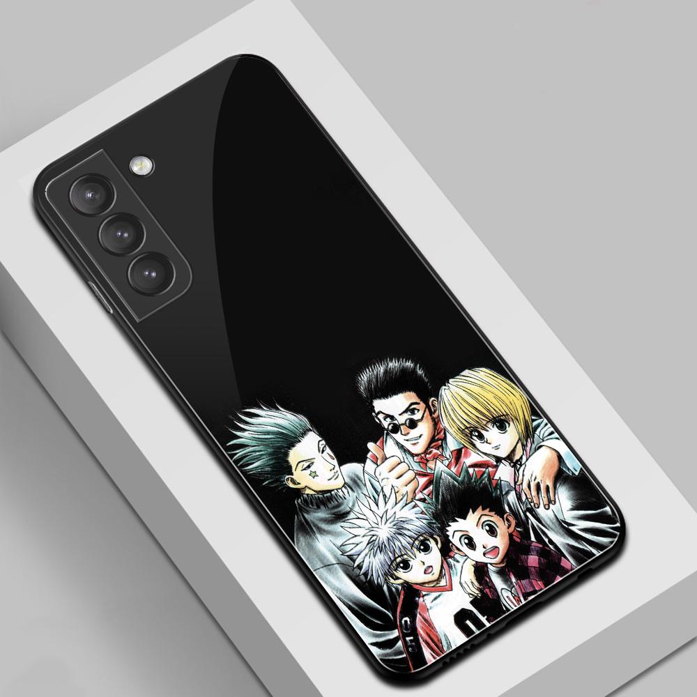 

Закаленное стекло для Samsung A50 A60 A70 A21 A31 A51 A71 A81 A91 4G 5G A50S A70S M40 M80S Hunter X Hunter аниме-чехол M40S