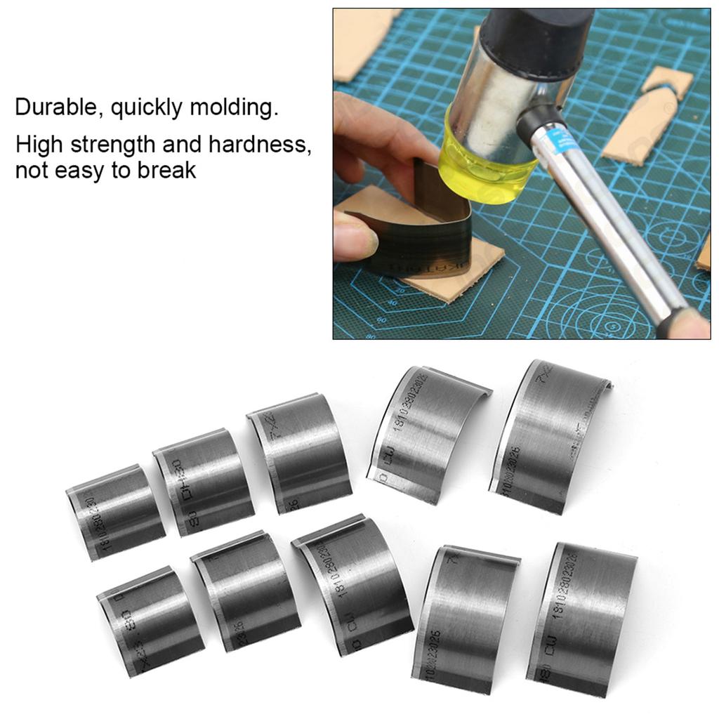 Leather Craft V shaped Strap Belt Cutter Knife Mold Die Template Cutting Punching Tool (#01)